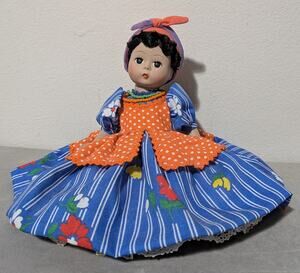 Vintage Madame Alexander Jamaica Doll 542 International Series 8" Loose